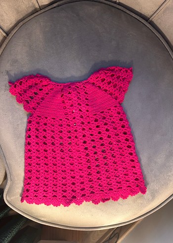 Pembe renk 0,3 ay el örmesi sıfır yelek - Görsel 6