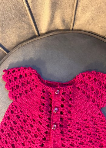 Pembe renk 0,3 ay el örmesi sıfır yelek - Görsel 4