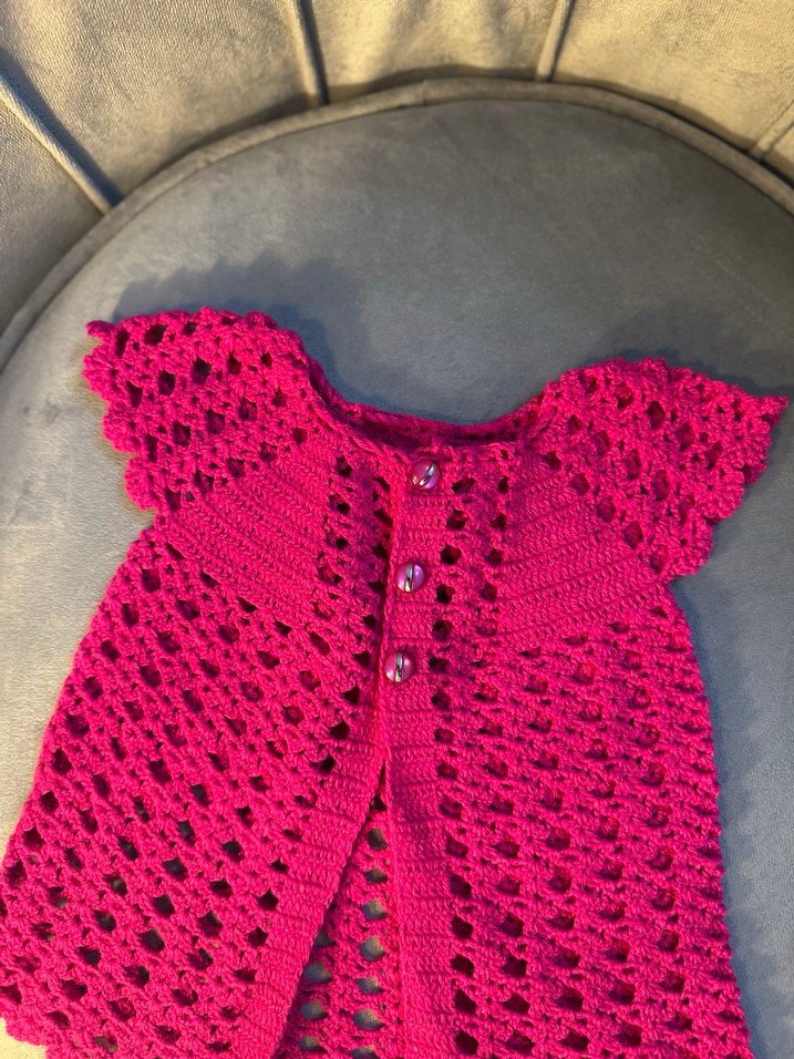 Pembe renk 0,3 ay el örmesi sıfır yelek - Görsel 2