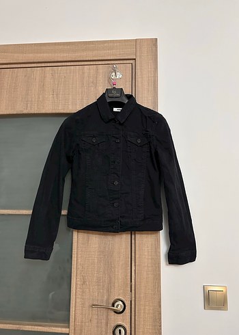 Mavi marka füme renk kadın kot ceket - Görsel 4
