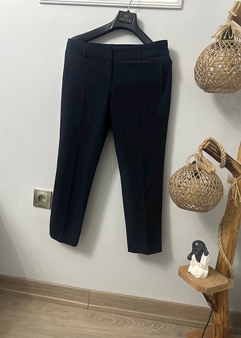 XL Lacivert Ofis/Şık Kumaş Pantolon - Görsel 9