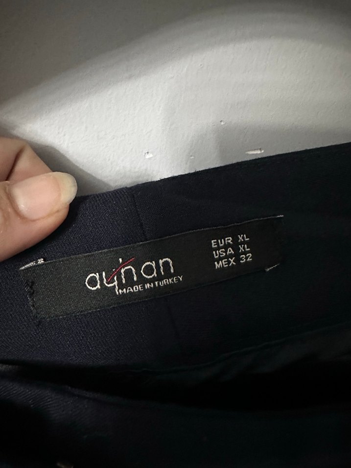 XL Lacivert Ofis/Şık Kumaş Pantolon - Görsel 3