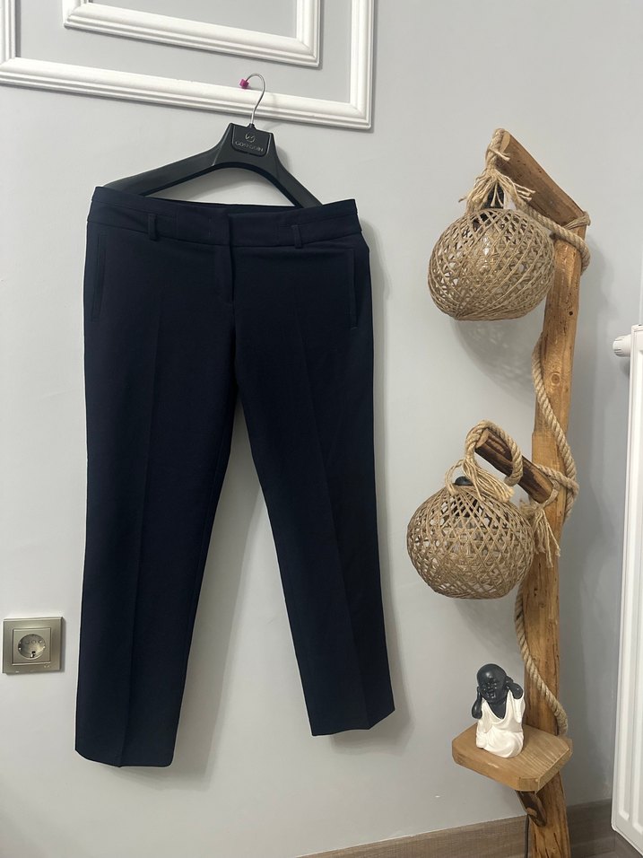 XL Lacivert Ofis/Şık Kumaş Pantolon - Görsel 5