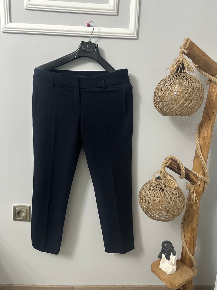 XL Lacivert Ofis/Şık Kumaş Pantolon - Görsel 4