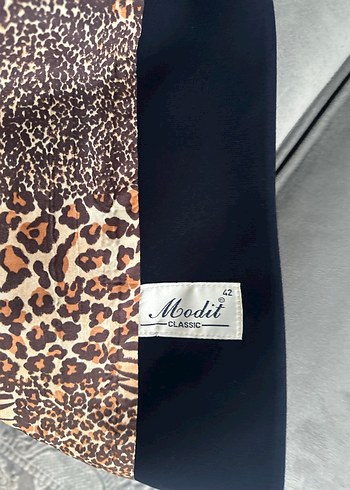 Lacivert Classıc düğmeli kadın blazer - Görsel 3