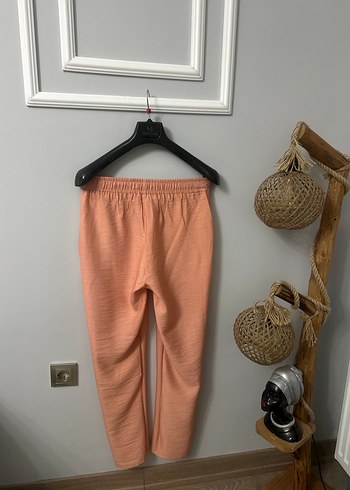 Çok Şık Yüsek Bel Rahat Kesim Pantolon - Görsel 6