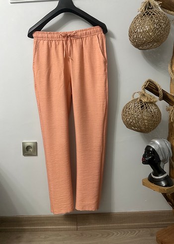 Çok Şık Yüsek Bel Rahat Kesim Pantolon - Görsel 4