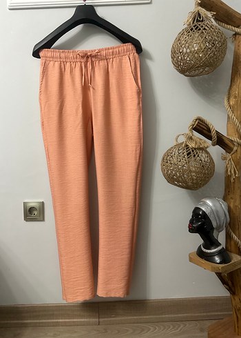 Çok Şık Yüsek Bel Rahat Kesim Pantolon - Görsel 5