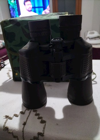 Koyu Siyah Dürbün ve Kamuflaj Kılıfı - Görsel 2