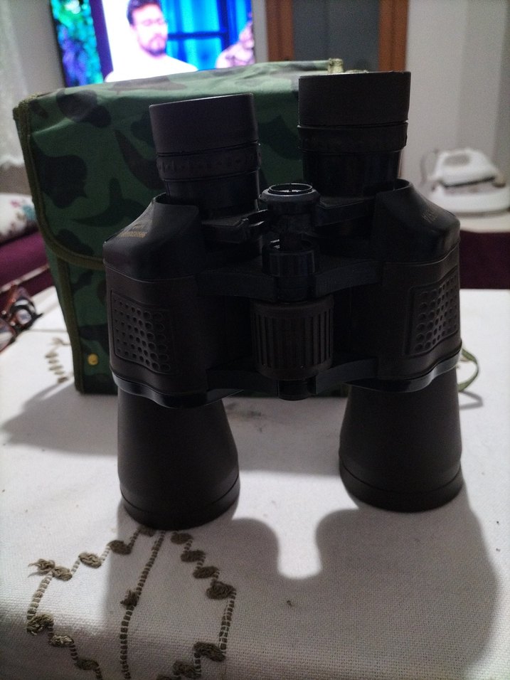 Koyu Siyah Dürbün ve Kamuflaj Kılıfı - Görsel 2