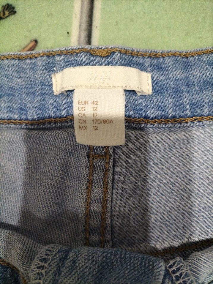 Kadın Açık Mavi Mini Denim Şort - Görsel 3