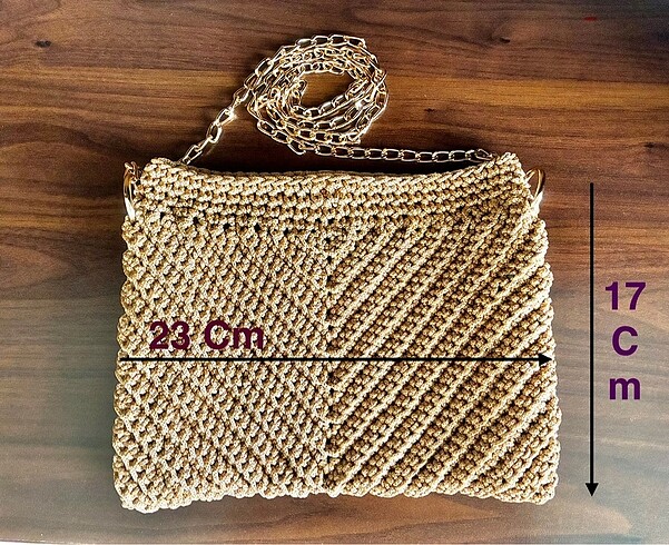 Zara Makrome Örgü Çanta Modeli