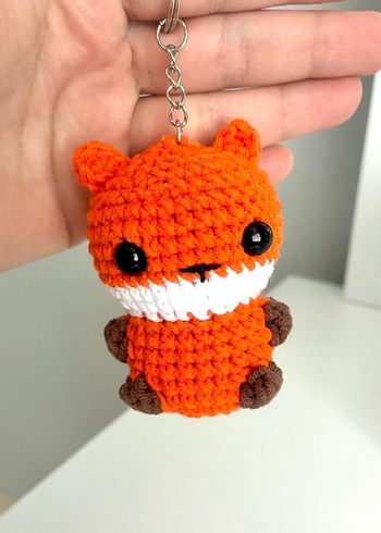 Amigurumi Tilki Anahtarlık