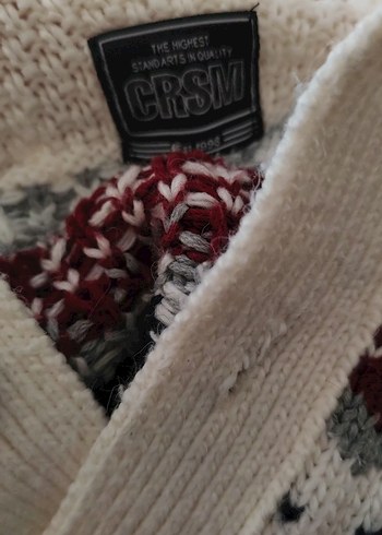 xxl Beden Nakışlı Yüksek Yakalı Unisex Kazak