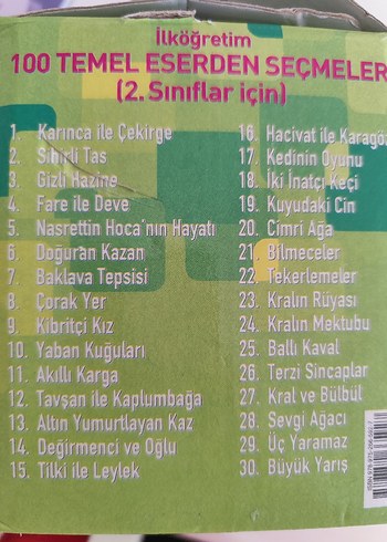 Beden 2. sınıf Hikaye Kitapları Seti