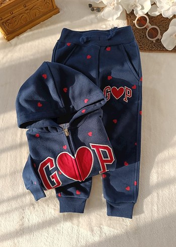 GAP fermuarlı kız çocuk takım - Görsel 3