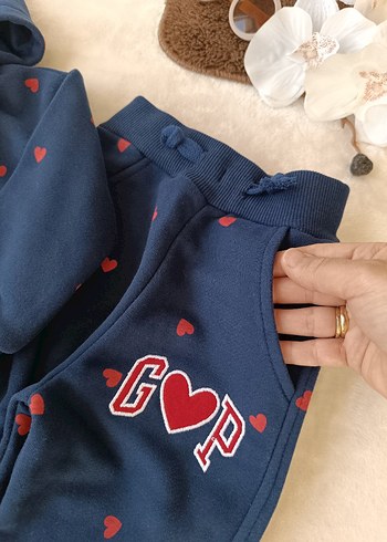 GAP fermuarlı kız çocuk takım - Görsel 4