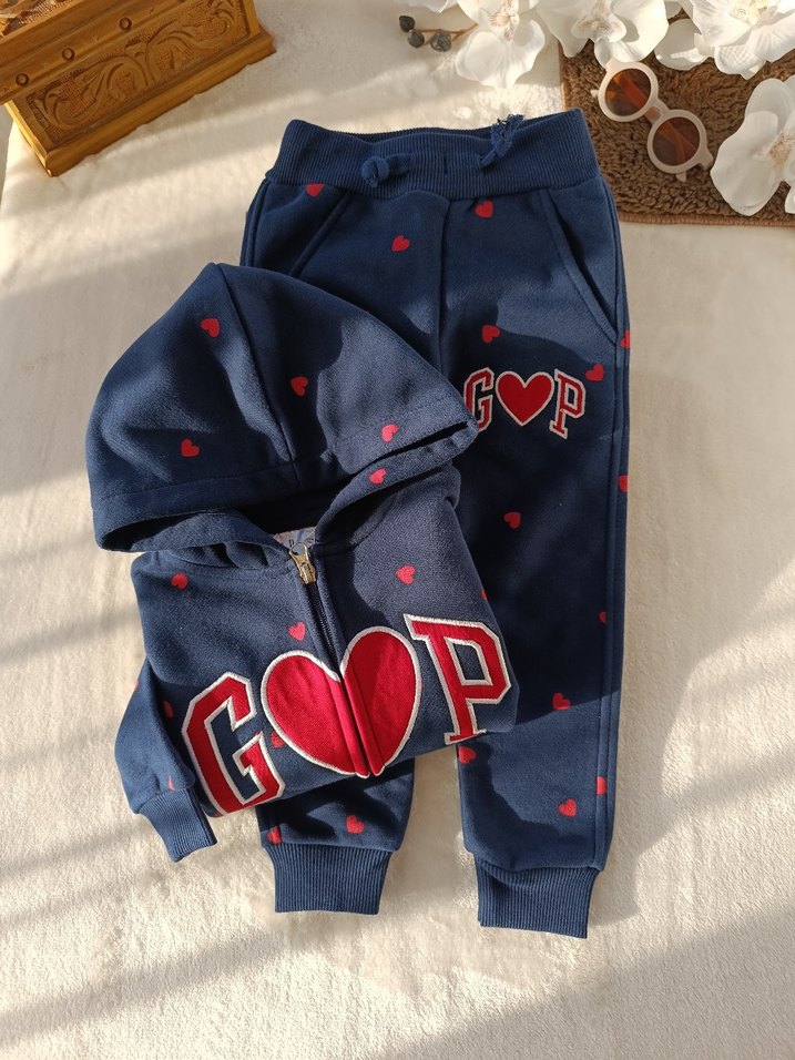 GAP fermuarlı kız çocuk takım - Görsel 3