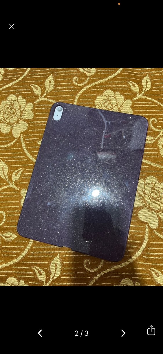 11. Nesil 
Mor Tablet Kılıfı Parlak Yıldız Desenli - Görsel 2