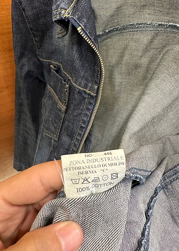 Orijinal Dolce&Gabbana  Lacivert Denim Ceket - Görsel 7