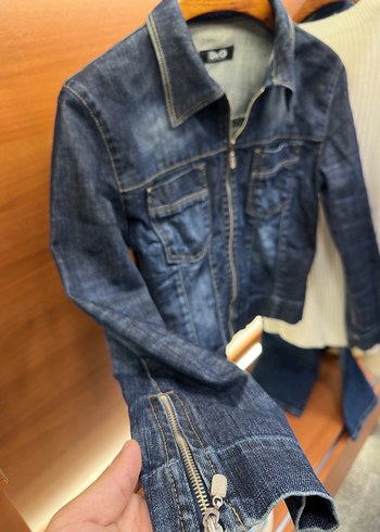 Orijinal Dolce&Gabbana  Lacivert Denim Ceket - Görsel 6