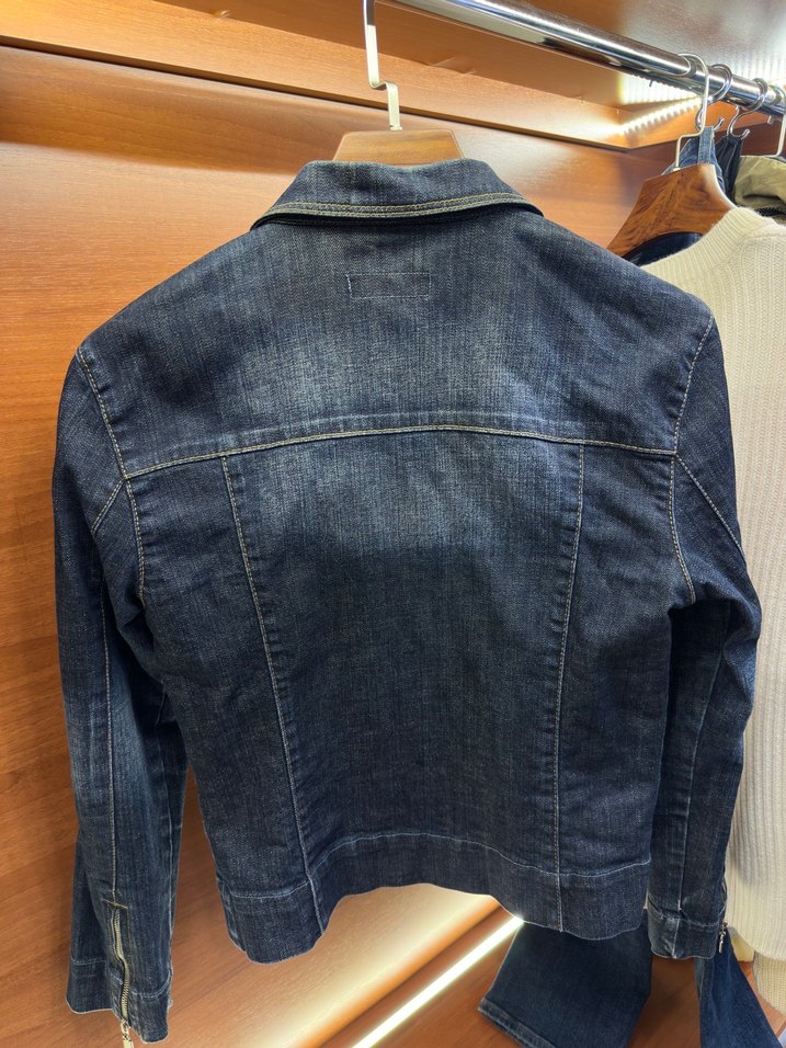 Orijinal Dolce&Gabbana  Lacivert Denim Ceket - Görsel 3