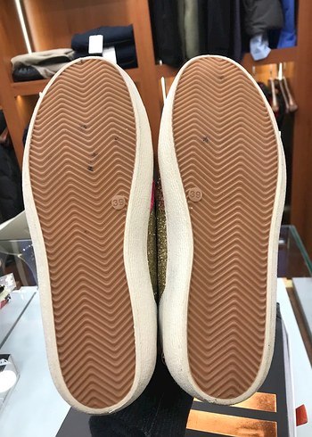 Renkli Zebra Desenli Parlak Kadın Spor Ayakkabı - Görsel 8