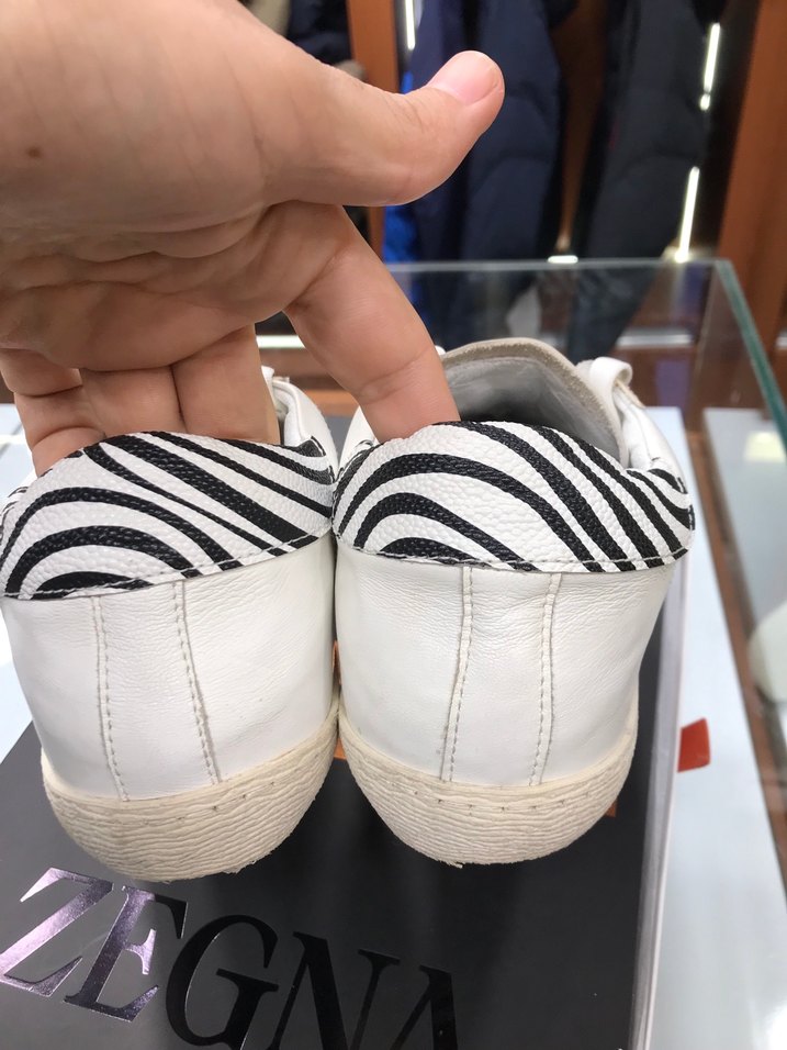 Renkli Zebra Desenli Parlak Kadın Spor Ayakkabı - Görsel 5