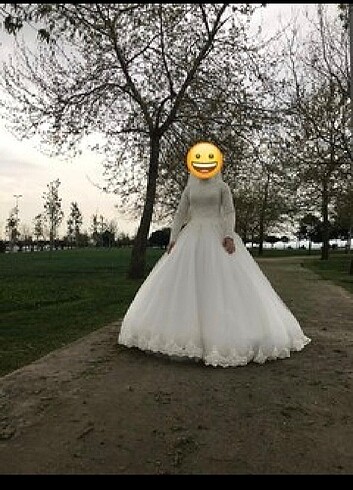 Temiz Tesettur gelinlik