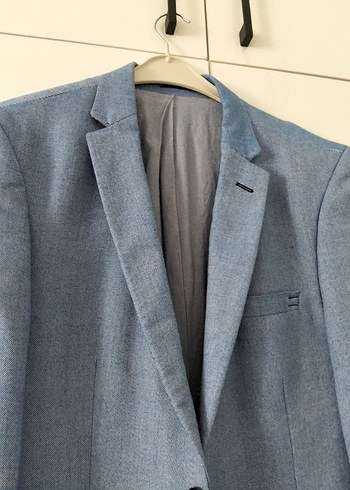 Pierre Cardin Düğmeli Regular Fit Erkek Mavi Takım Elbise Ceketi