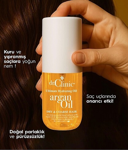 diğer Beden Dr. Clinic Saç Hacimlendirici,Besleyici ve Onarıcı Argan Özlü Sa