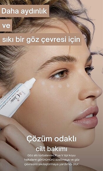  Beden Dr.Clinic Göz Çevresi Kırışıklık Bakım Kremi 15 ml