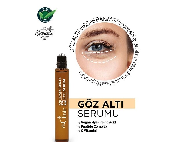 Dr.Clinic Göz Çevresi Bakım Serumu 10ml