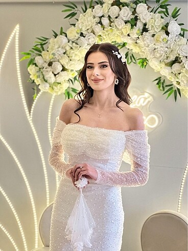 Tasarımcı Söz nişan nikah elbisesi