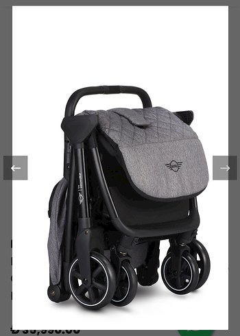 MINI by Easywalker Soho Grey Bebek Arabası - Görsel 2