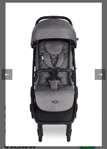 MINI by Easywalker Soho Grey Bebek Arabası - Görsel 3