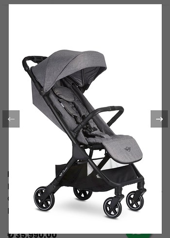 MINI by Easywalker Soho Grey Bebek Arabası - Görsel 6