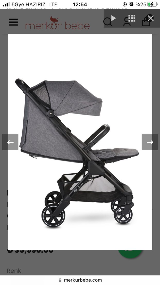 MINI by Easywalker Soho Grey Bebek Arabası - Görsel 4