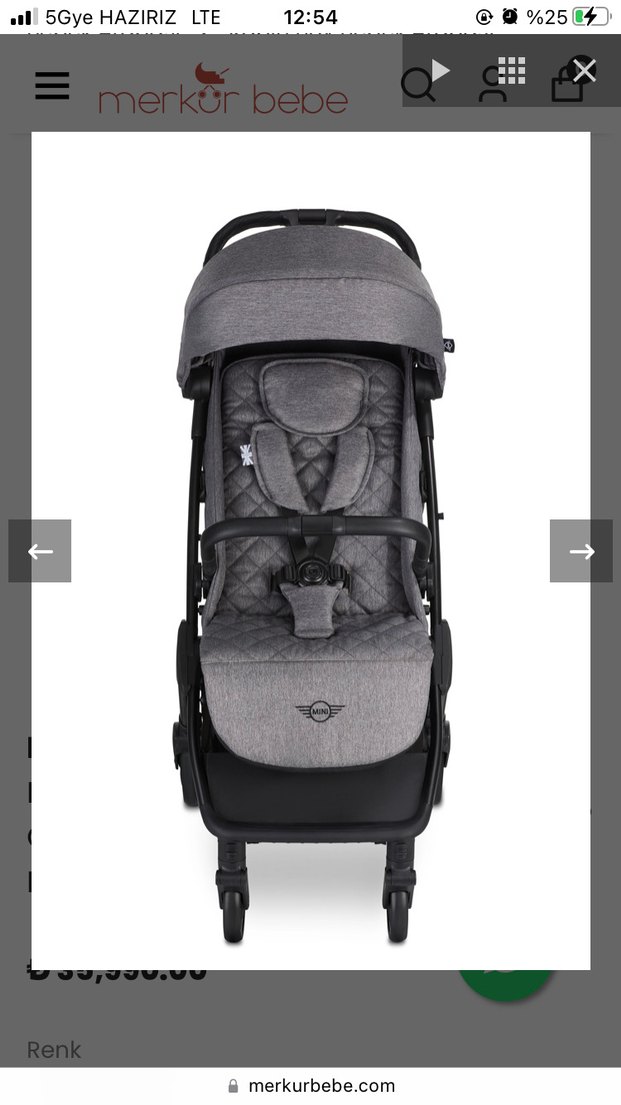 MINI by Easywalker Soho Grey Bebek Arabası - Görsel 3