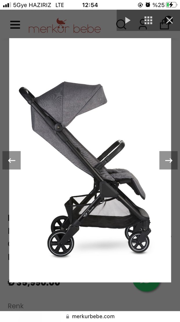 MINI by Easywalker Soho Grey Bebek Arabası - Görsel 5