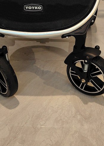 Yoyko Ultimate 3'ü 1 Arada Gri Bebek Arabası - Görsel 12