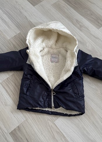 Kürklü Kapüşonlu Erkek Çocuk Mont - Görsel 7