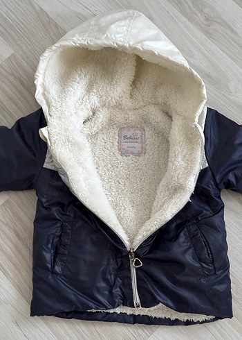 Kürklü Kapüşonlu Erkek Çocuk Mont - Görsel 6