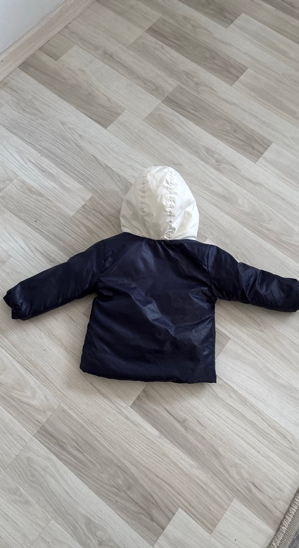 Kürklü Kapüşonlu Erkek Çocuk Mont - Görsel 5