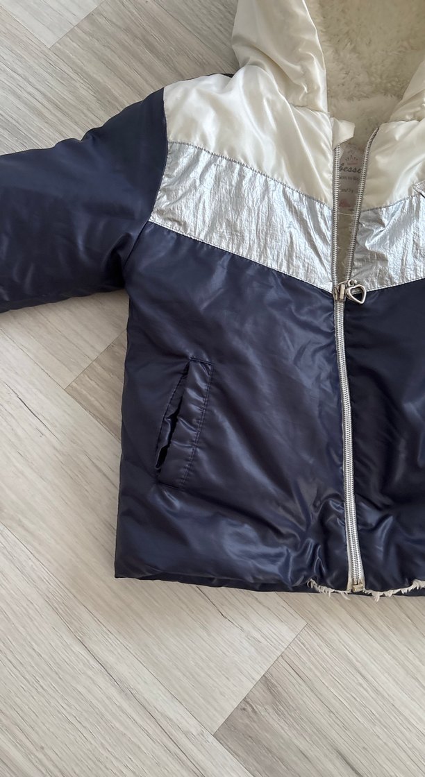 Kürklü Kapüşonlu Erkek Çocuk Mont - Görsel 2