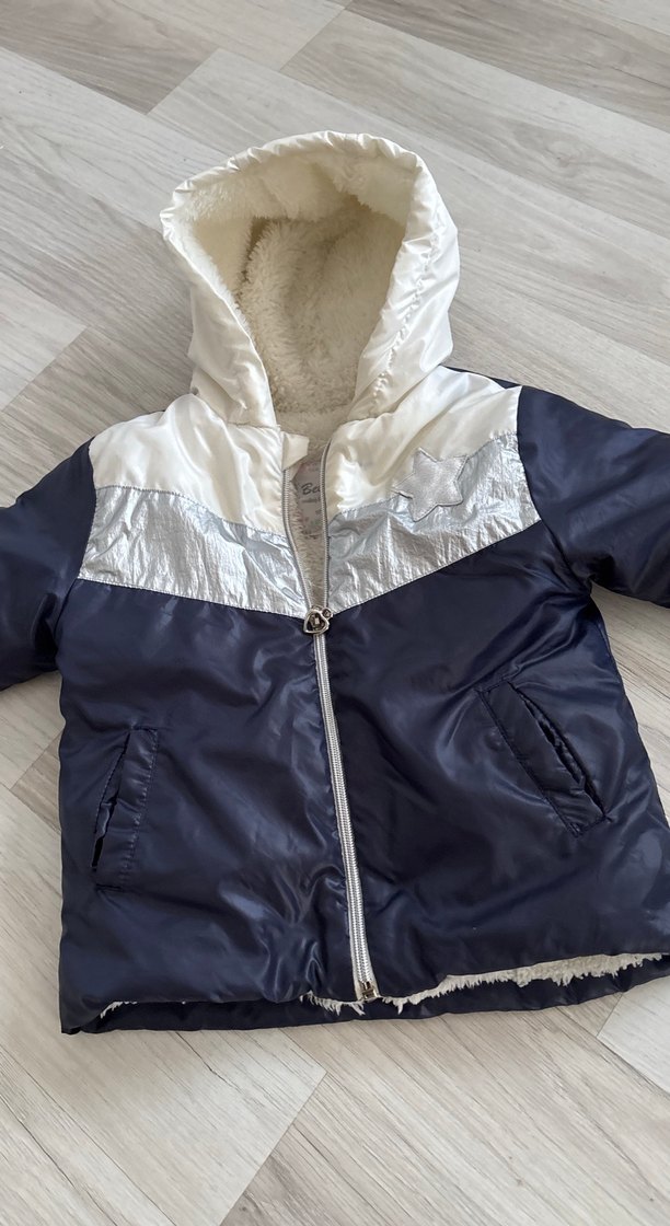 Kürklü Kapüşonlu Erkek Çocuk Mont - Görsel 4