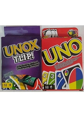 Uno Ve Unox Tlip Kart Set