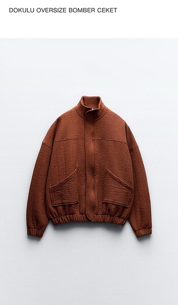 ZARA BOMBER CEKET MONT