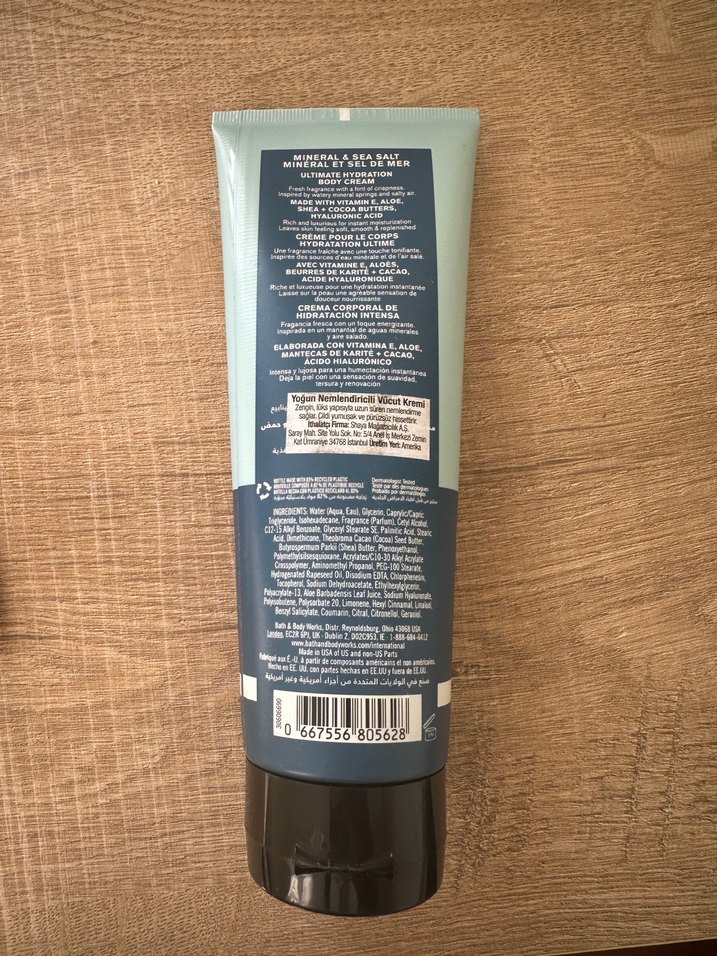 BATH&BODY Mineral & Deniz Tuzu Vücut Kremi 226g - Görsel 2