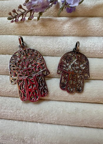 Bohem  Fatma El İşlemeli  Kolye Ucu - Görsel 4